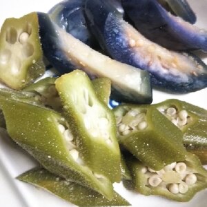 夏のお漬物♪ナスときゅうりの糠漬け